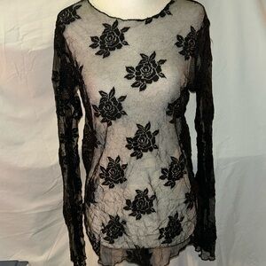 Karen Kane lace long sleeve